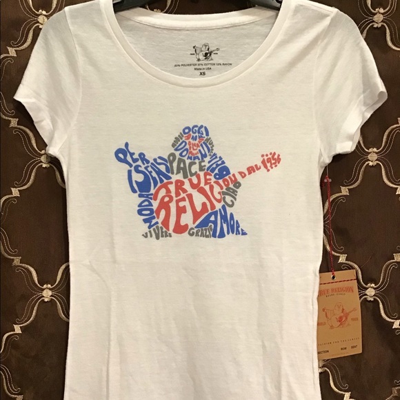 True Religion Tops - NWT True Religion Buddha Crew Neck T-shirt
